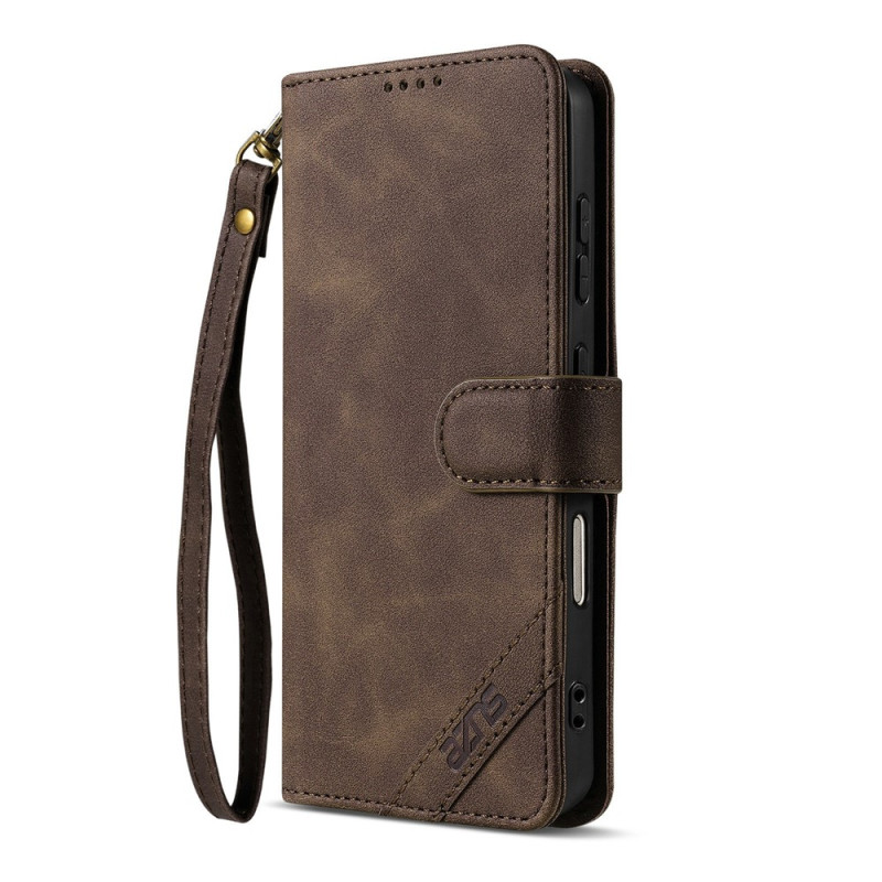 Honor 600 Pro Funda Estilo Gamuza con Colgante AZNS