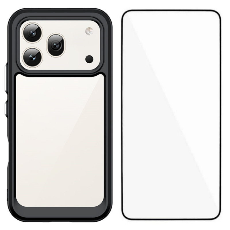 Honor 600 Pro Funda híbrida con protector de pantalla