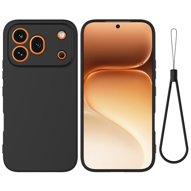 Honor 600 Pro Funda de silicona con cordón