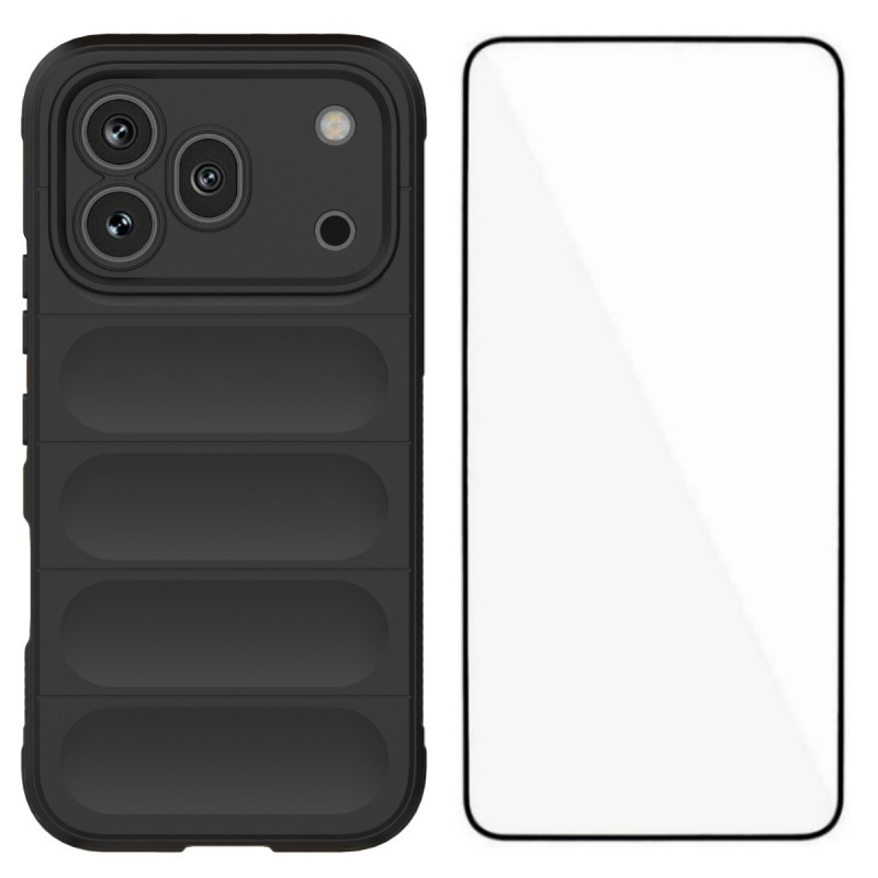 Honor 600 Pro Funda antideslizante con protector de pantalla