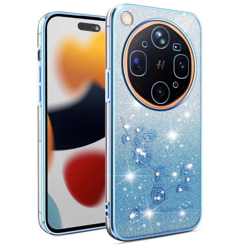 Oppo Find X9 Ultra Funda Flores y Strass KADEM
