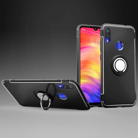 Funda de fibra de carbono Xiaomi Redmi Note 7 Ring