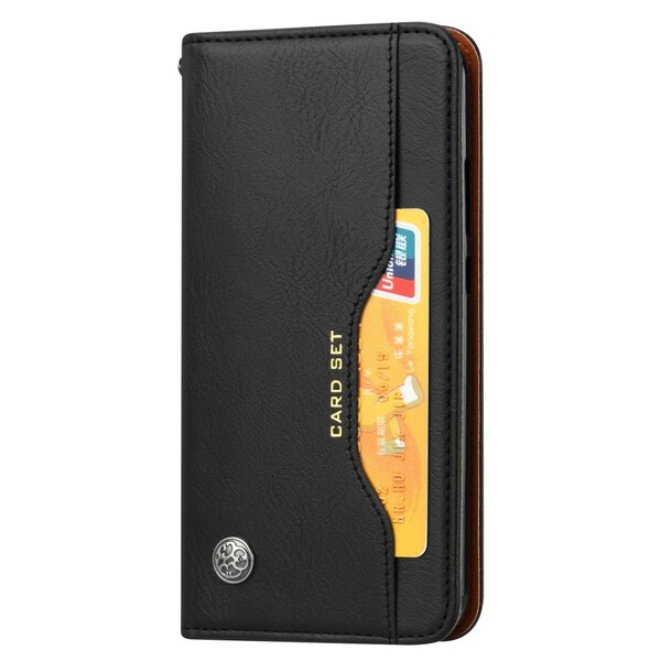 Funda Flip Cover Xiaomi Redmi Note 7 Leatherette Card Funda