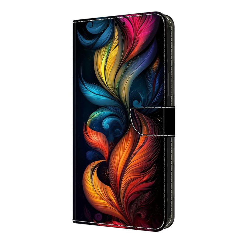 Xiaomi 17 Ultra Funda de plumas multicolor