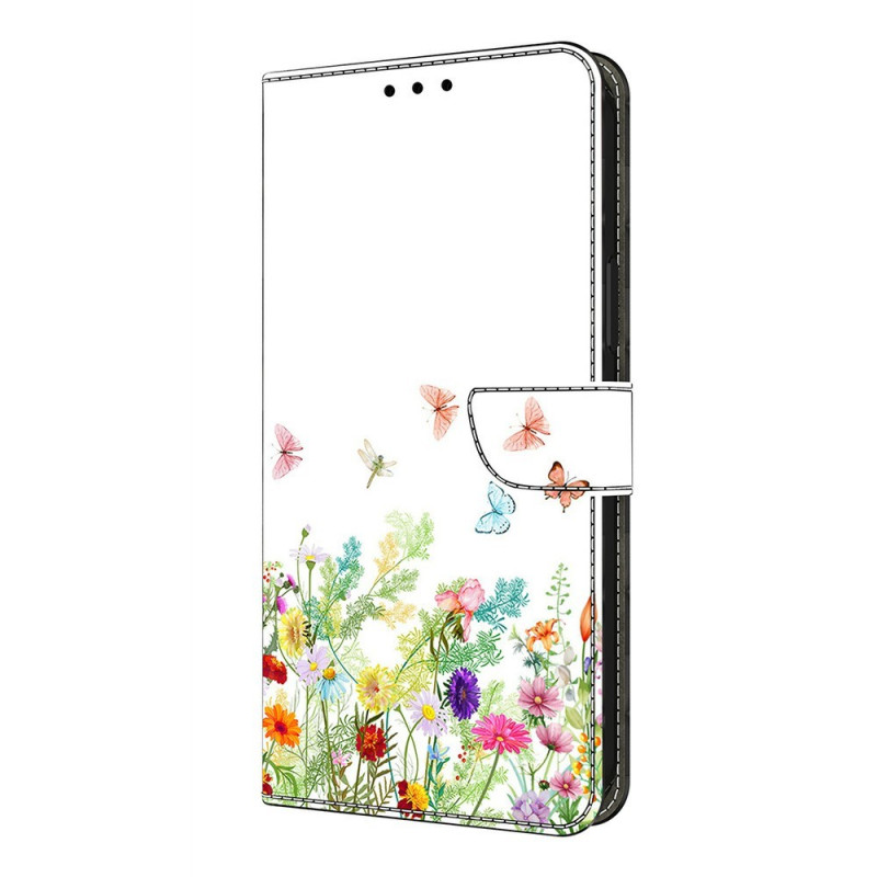Xiaomi 17 Ultra Funda Flores y Hierbas