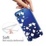 Funda Samsung Galaxy A10 Flores Blancas