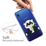 Samsung Galaxy A10 Funda Transparente Panda Triste
