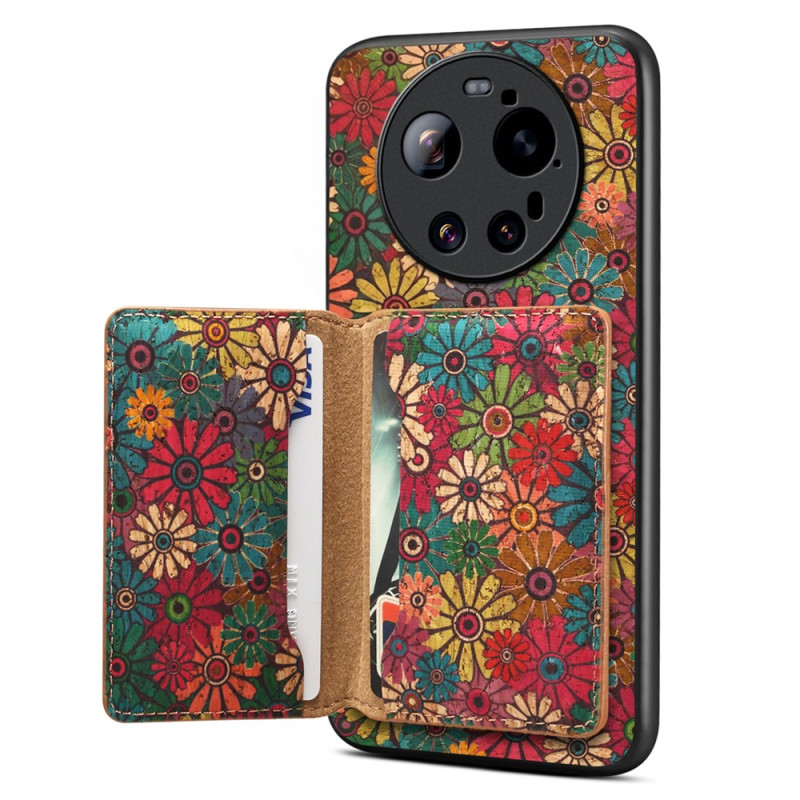 Xiaomi 17 Ultra Funda Floral Card Funda