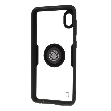 Funda transparente para el Samsung Galaxy A10 con soporte para el anillo