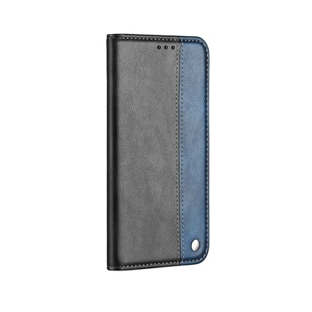 Funda abatible Samsung Galaxy A10 Botón de cuero sintético Negro