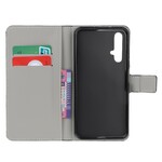 Funda de mariposas y flores para el Honor 20