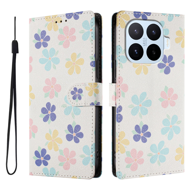 Xiaomi 17T Caso Flores de colores