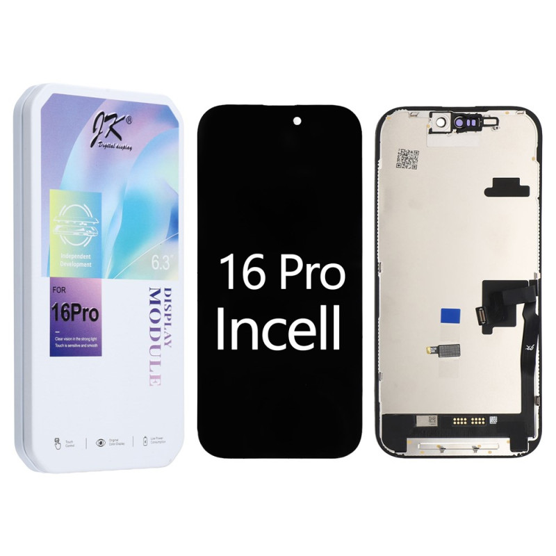 JK In-Cell Grado C Pantalla LCD con cristal táctil para el iPhone 16 Pro