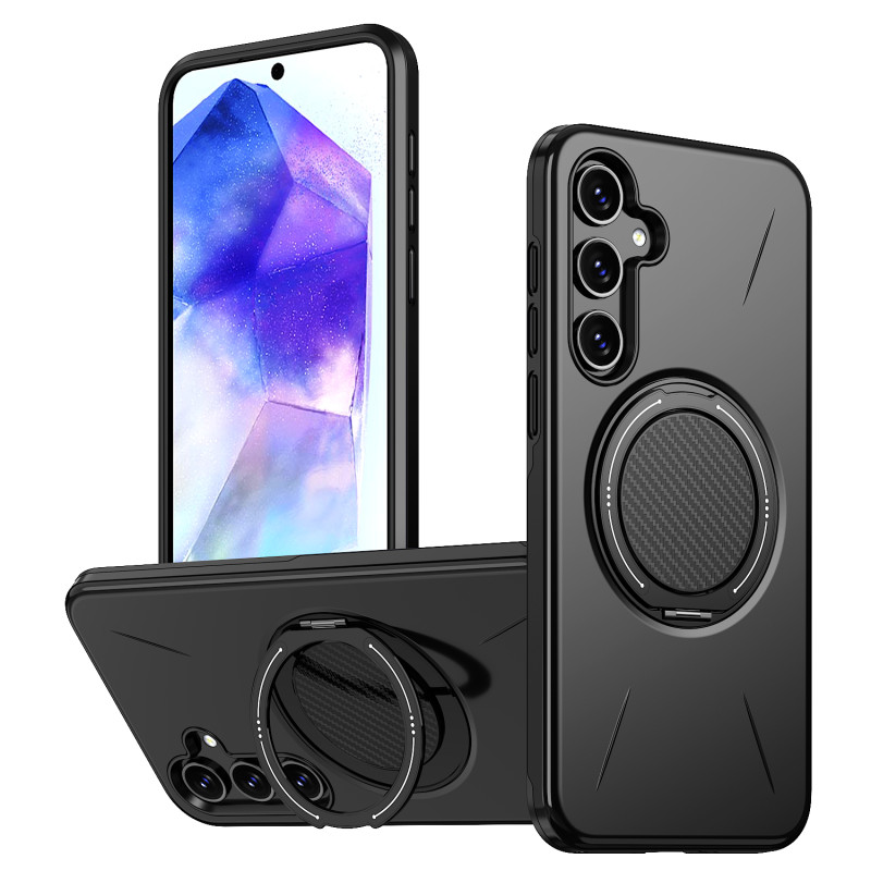 Funda magnética antigolpes Samsung Galaxy A17 4G / 5G con soporte giratorio de 360