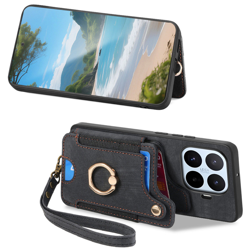 Funda Xiaomi 17T Pro Retro Colgante Cartera