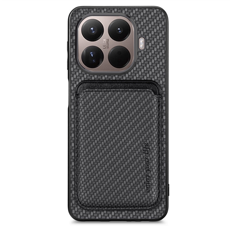 Xiaomi 17T Pro Funda de fibra de carbono Tarjetero desmontable