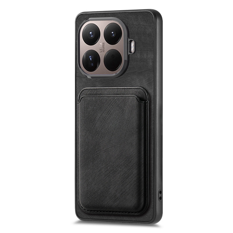 Xiaomi 17T Pro Efecto Gamuza Funda de Tarjeta Desmontable