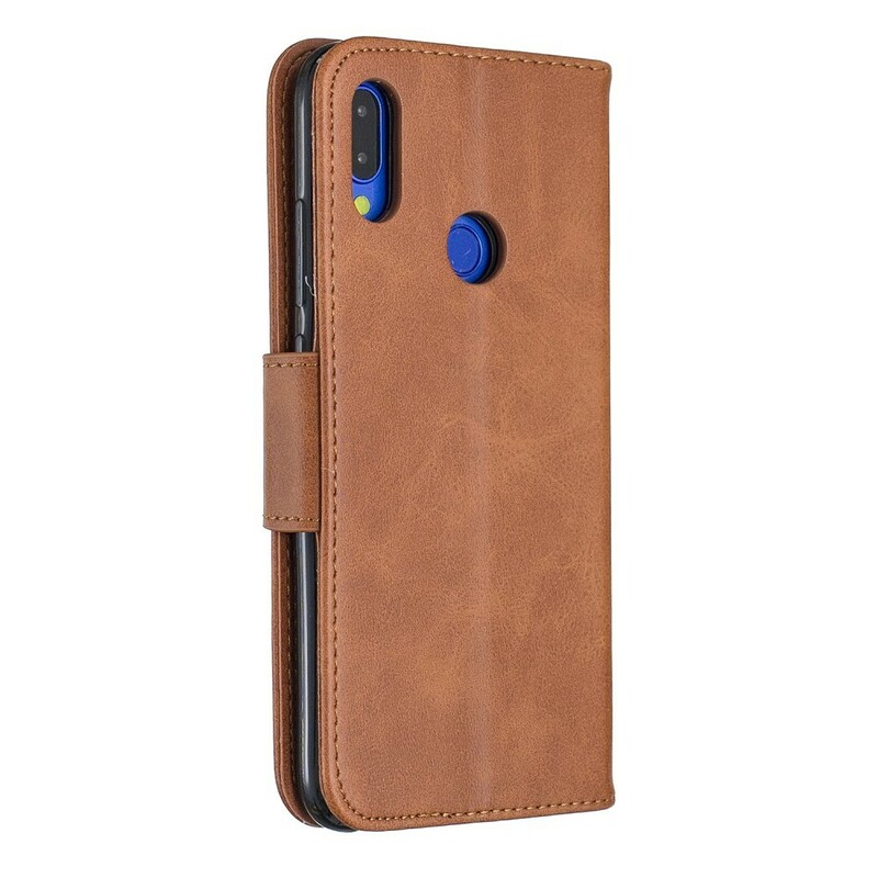 Funda Xiaomi Redmi Note 7 solapa oblicua lisa