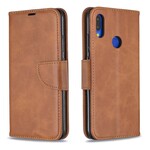 Funda Xiaomi Redmi Note 7 solapa oblicua lisa