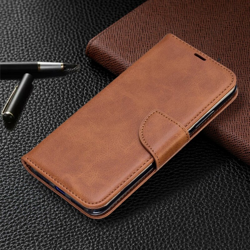 Funda Xiaomi Redmi Note 7 solapa oblicua lisa