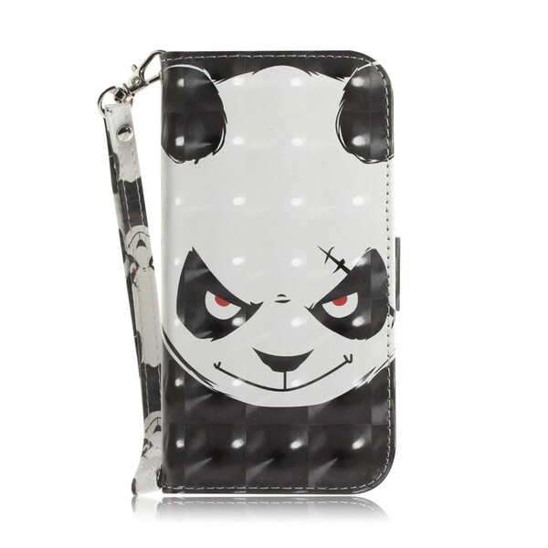 Funda con colgante para el Huawei Y5 2019 Angry Panda