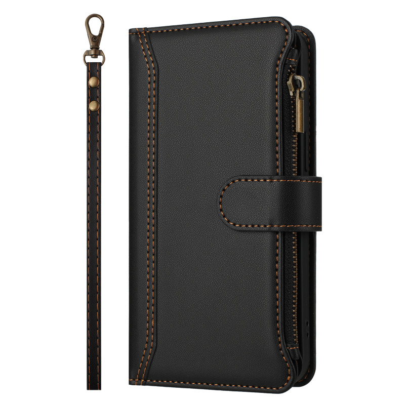 Xiaomi 17T Pro Wallet Funda 9 Lanyard Card Funda