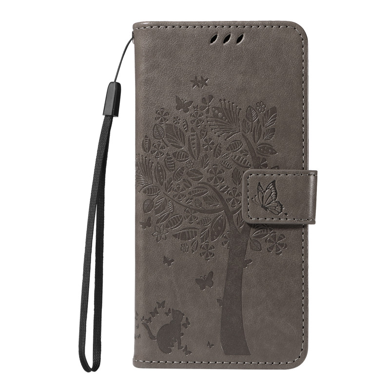 Xiaomi 17T Funda de gato y árbol