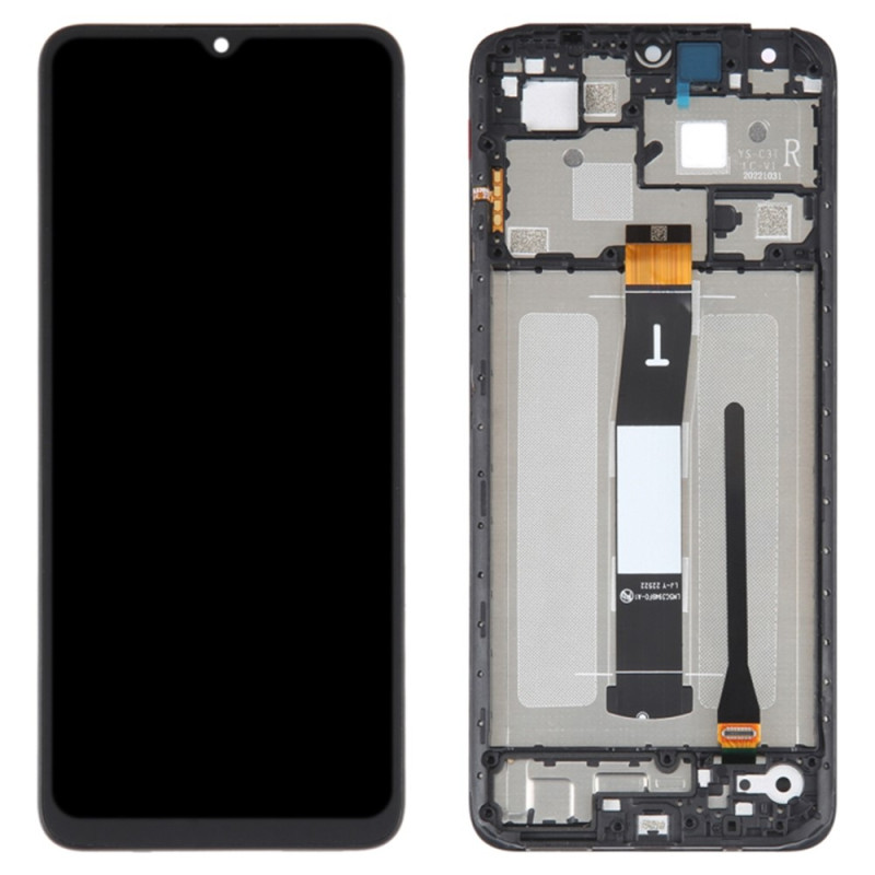 Pantalla LCD IPS de grado OEM S con funda para Xiaomi Redmi 12C / Poco C55