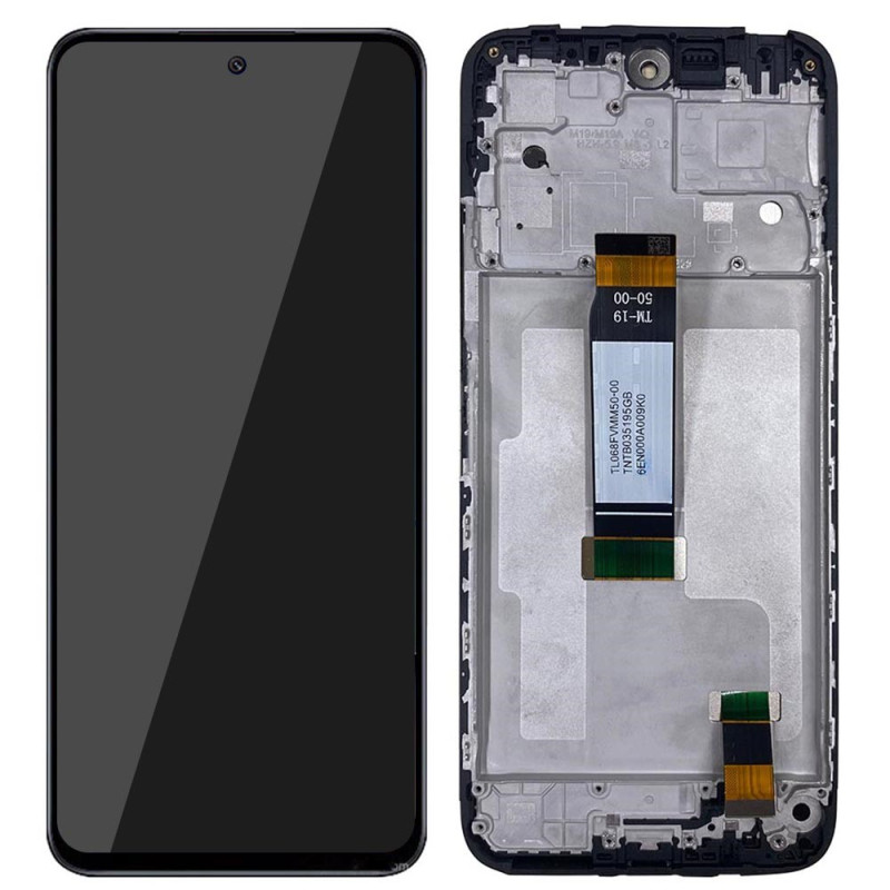 Pantalla LCD IPS de grado OEM S con marco para Xiaomi Redmi 12 4G / 5G / Poco M6 Pro 5G