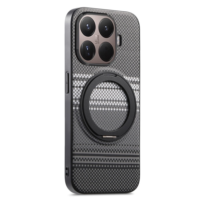 Funda magnética para Xiaomi 17T Pro con anillo giratorio y acabado de piel