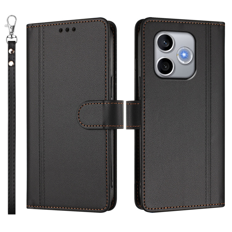 Funda tipo cartera para Honor 600 con 9 compartimentos para tarjetas