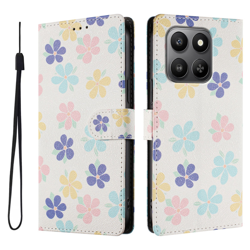 Funda para Honor 600 Smart con flores de colores