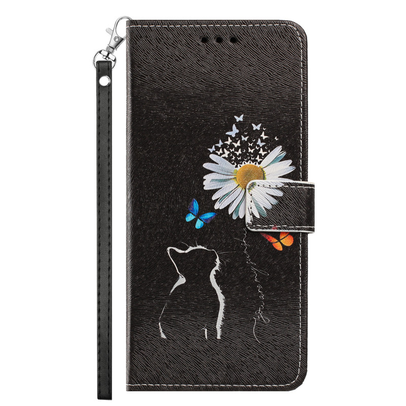 Funda para Honor 600 Smart con gatitos y margaritas