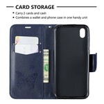 Funda Huawei P30 con mariposas y solapa oblicua