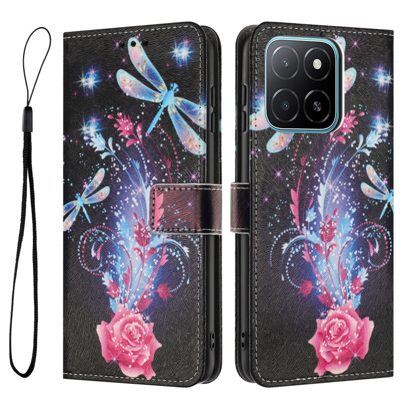 Funda Honor 600 Smart con libélulas