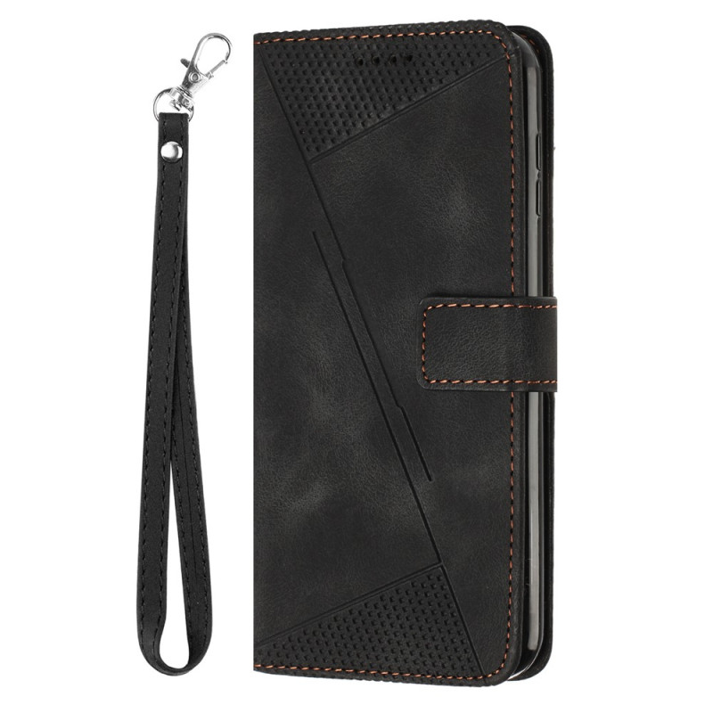 Funda para Honor 600 Smart con diseño de triángulos