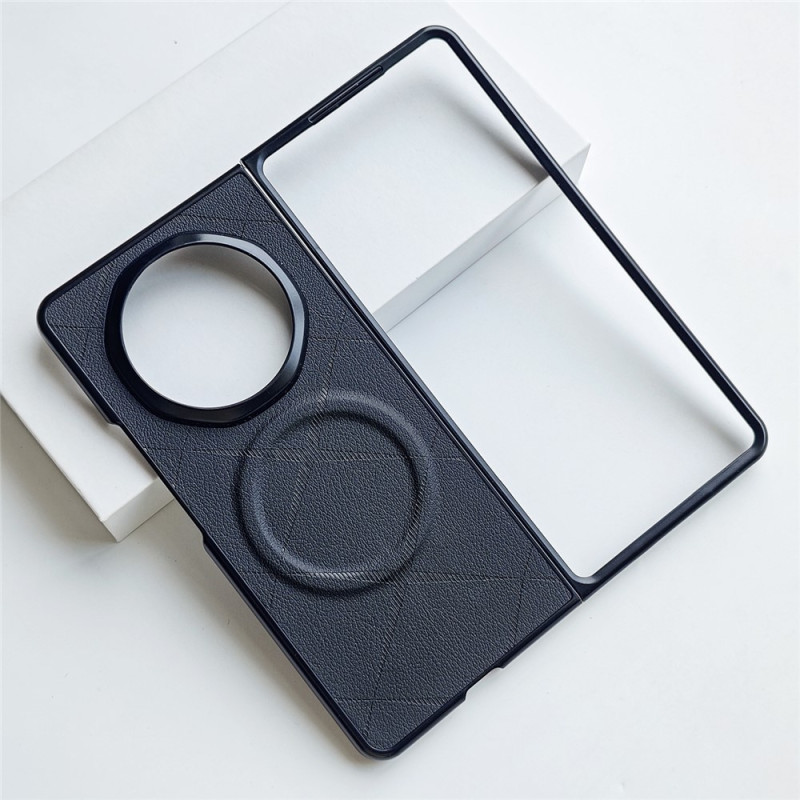 Funda magnética para Honor Magic V6 con diseño en forma de X