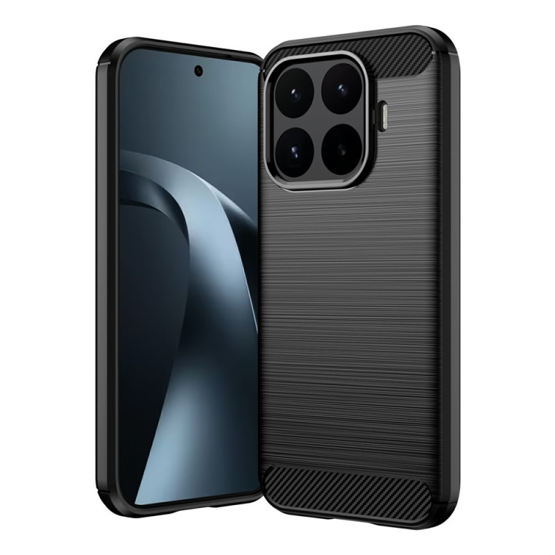 Funda para Xiaomi 17T de fibra de carbono cepillada