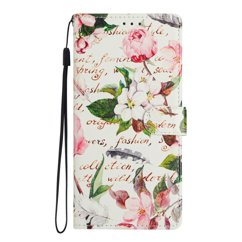 Funda para Xiaomi 17T Pro con hojas verdes y flores