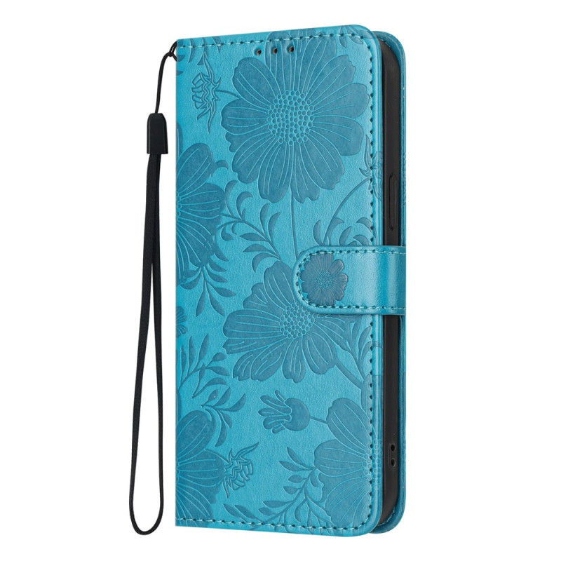 Funda para Xiaomi 17T Pro con diseño floral en relieve
