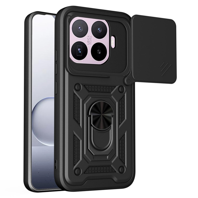 Funda para Xiaomi 17T con tapa deslizante para la cámara y soporte integrado