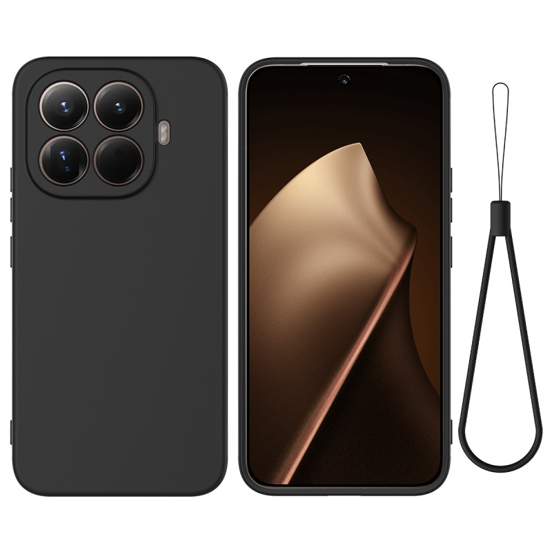 Funda de silicona líquida para Xiaomi 17T Pro con colgante