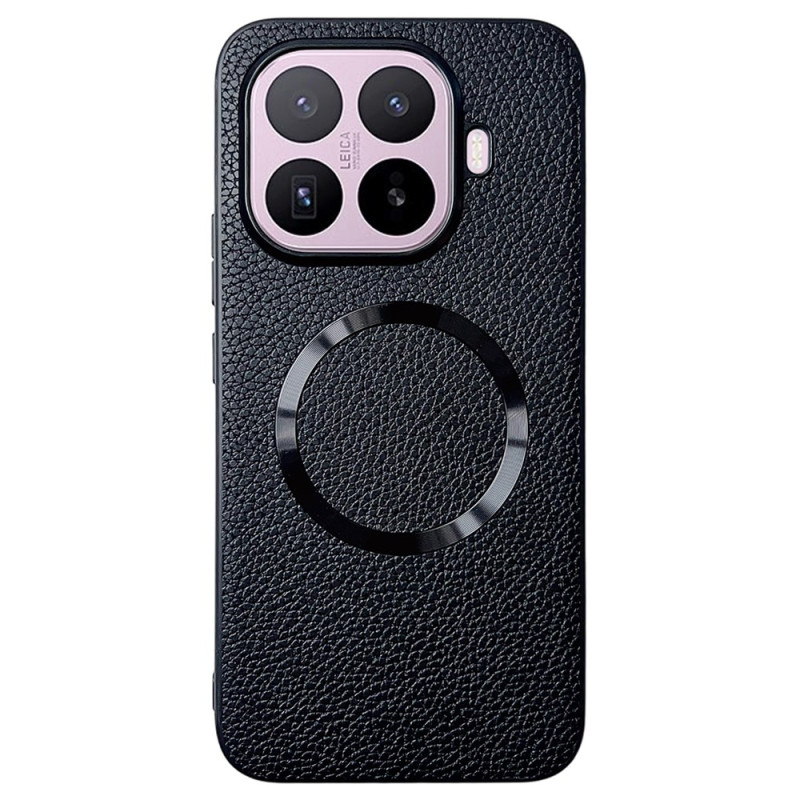 Funda magnética para Xiaomi 17T Pro con textura de lichi