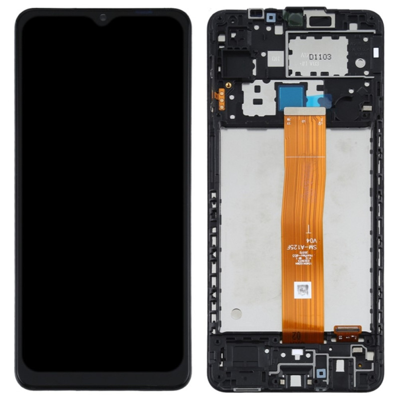 Pantalla LCD de grado S OEM con marco para Samsung Galaxy A12