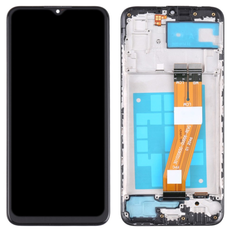 Pantalla LCD de grado S OEM con marco para Samsung Galaxy A03