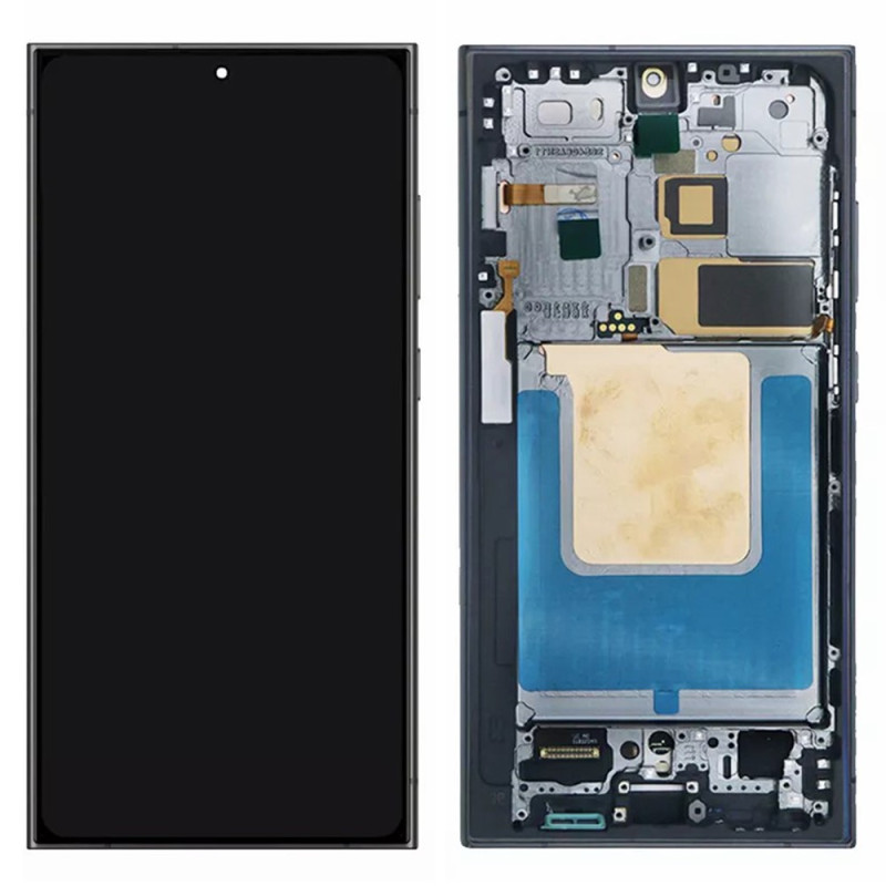 Pantalla OLED de grado C con marco para Samsung Galaxy S24 Ultra