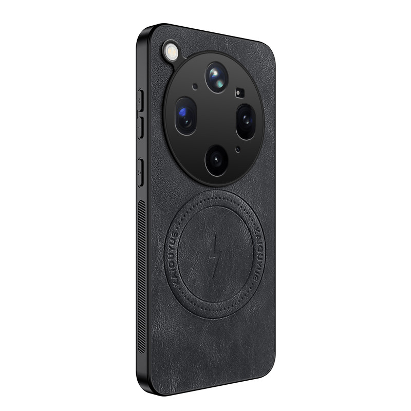 Funda magnética para Oppo Find X9 Ultra 5G con textura Nappa