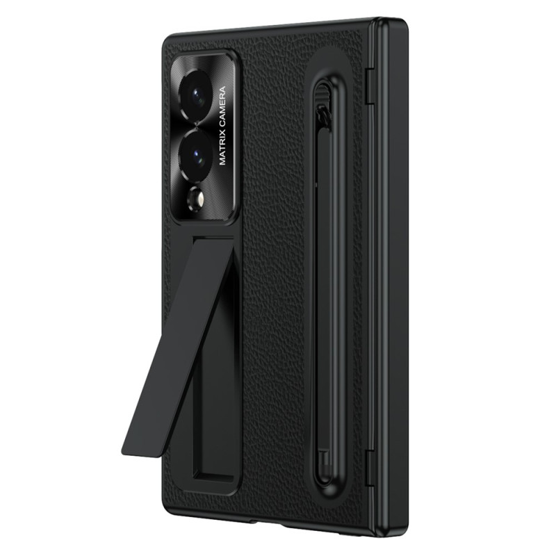 Funda para Samsung Galaxy Z Fold 8 con efecto piel, soporte integrado y lápiz óptico