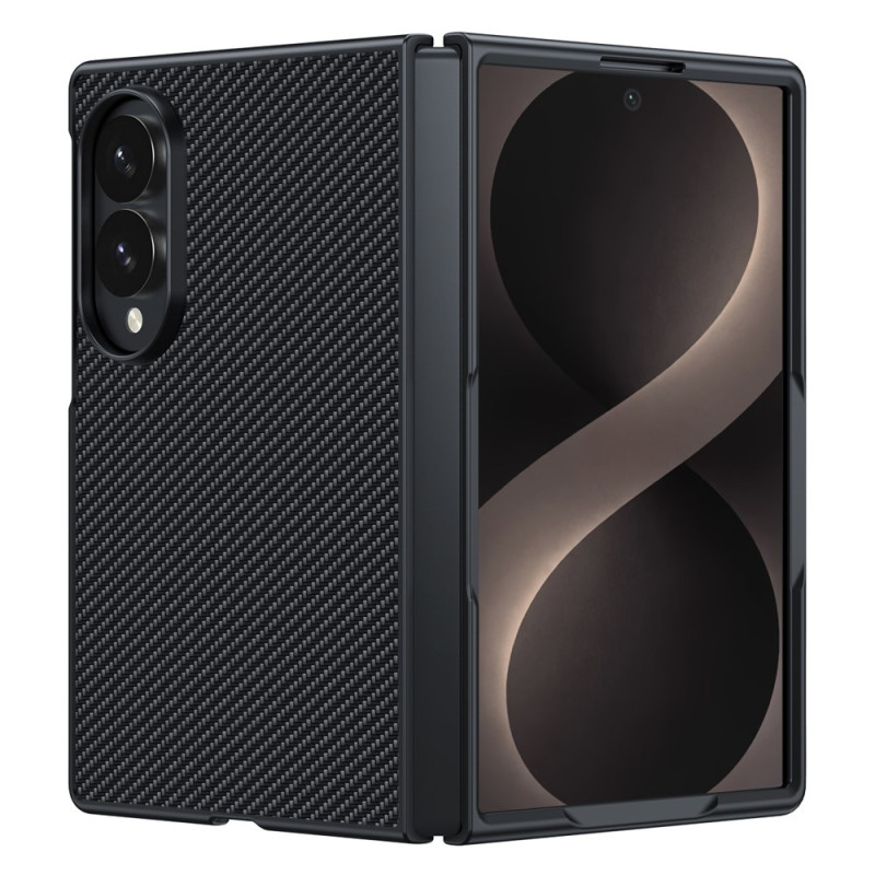 Funda rígida para Samsung Galaxy Z Fold 8 con efecto fibra de carbono