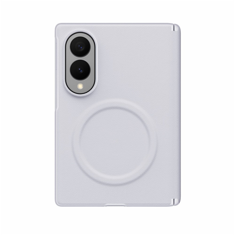 Funda magnética con efecto piel para Samsung Galaxy Z Fold 8 con protección para la bisagra de GKK